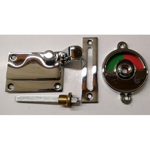 Komplet toiletl�s uden n�gle<br>til udadg�ende d�r